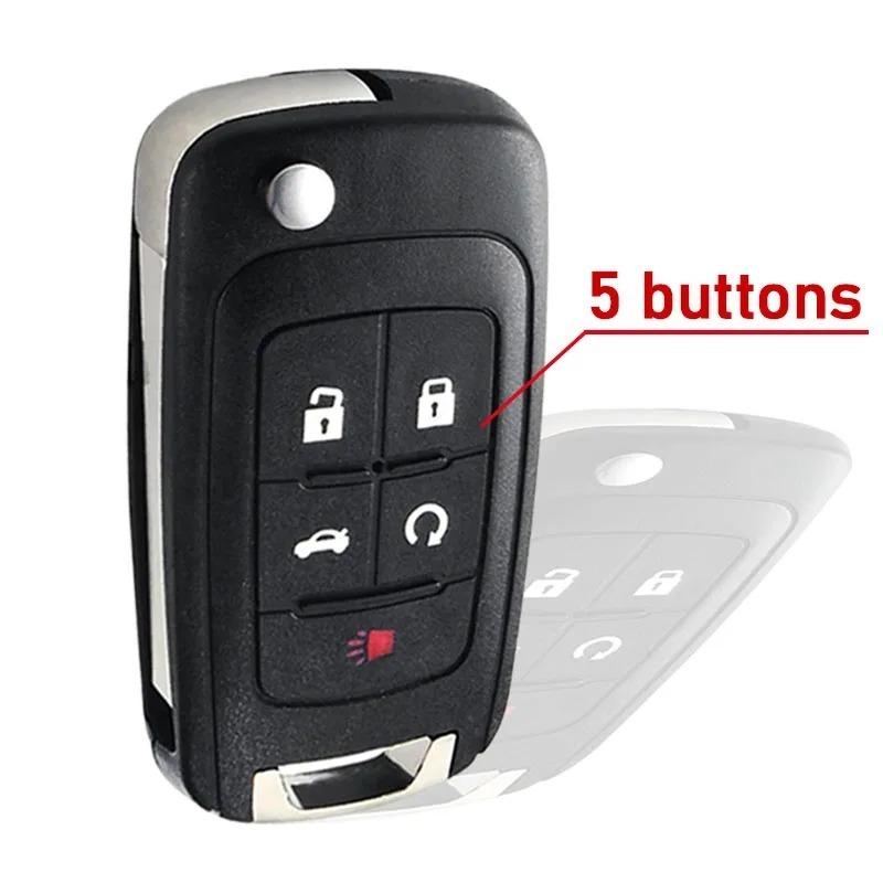 Корпус дистанционного ключа для замены автомобильного ключа для Buick Chevrolet Cruze Epica Lova Camaro Impala Aveo Malibu Sail Orlando Trax Spark 2345Buttons Car Key Case
