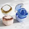 Draining Denture Storage Box Cleaning Box Orthodontic Retainer Case Portable Invisible Braces Box