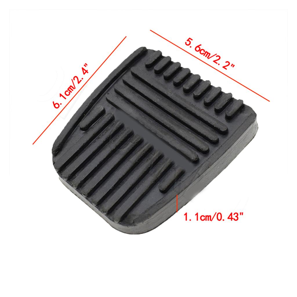 1 Pair Clutch Brake Pedal Rubber Pad Fit for 4Runner Camry Celica Paseo RAV4 31321-14020 Auto Brake Clutch Pedal Cover