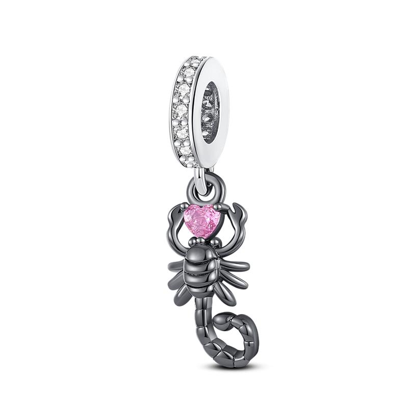 copper Unicorn Fairy Insect Flower Bead Charms Suitable Compatible With Pandora Authentic Bracelets Diy Jewellery Birthday Gift Anniversary