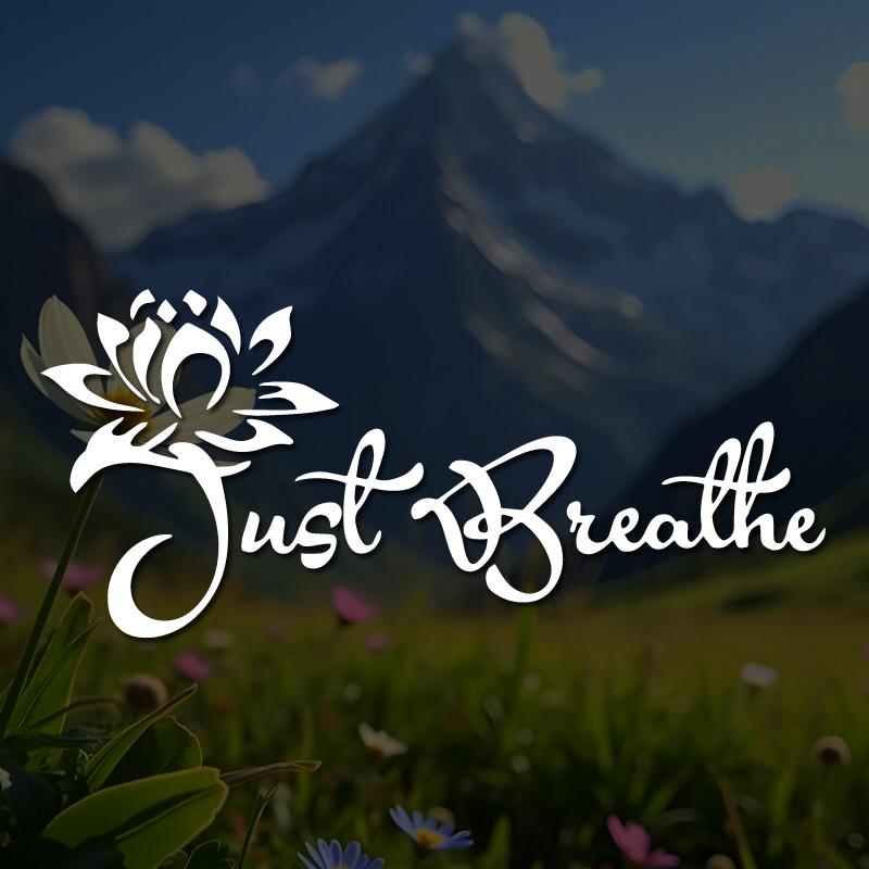 Просто дыши"Креативные и забавные наклейки "Благословение лотоса" для поклонников и любителей мультфильмов, высокое качество для автомобилей, грузовиков, мотоциклов и ноутбуков