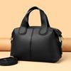 Женская сумка с большой вместимостью и темпераментом из мягкой кожи, нишевый дизайн, сумка через плечо, женская сумка-бостон для通勤
