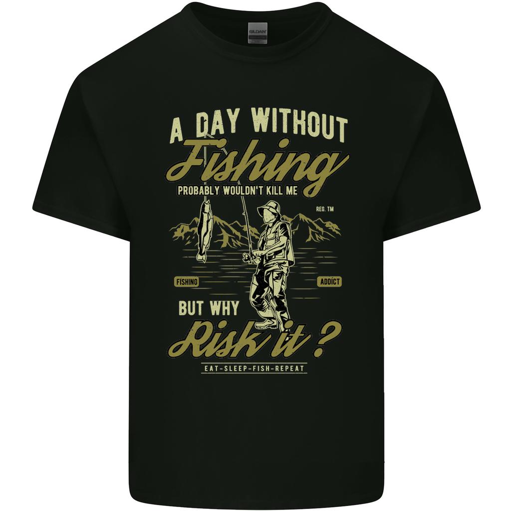 A Day Without Fishing Funny FisherUnisex Unisexs Light Cotton TShirt