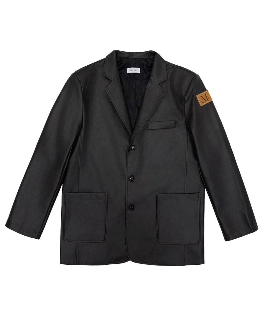 Mucent Dunn'S Daddy Fit Blazer Leather Jacket Unisex (2 Colors)
