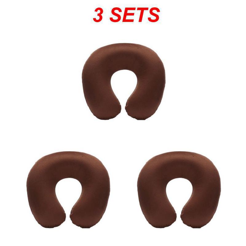 U-образная подушка для шеи, надувная подушка для снятия усталости, подушка для путешествий, подголовник для сна в самолете