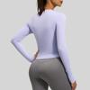 Women S Slim Fit Breathable Long Sleeve Yoga Top For Sports