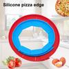 Silicone Pie Crust Shields Adjustable 8.5-11.4 Inch Pizza Edge Guard Reusable Baking Protector for Perfect Pie Edges