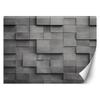 Wallpaper Concrete Wall Cube 3D