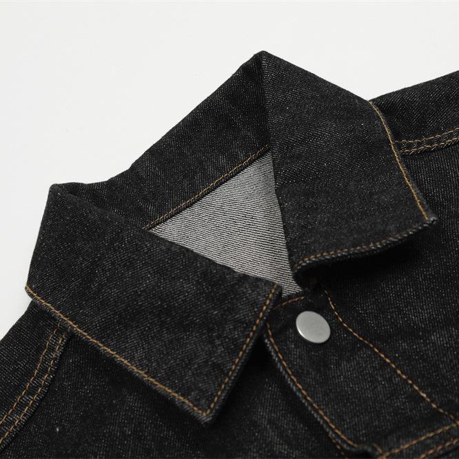 American Retro Men's Multi-Pocket Lapel Workwear Jacket - Trendy, Loose, Versatile Top