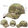 Регулируемая камуфляжная тактическая кепка, уличная кепка для кемпинга, альпинизма, охоты, военная тренировочная шляпа, бейсбольная кепка с защитой от солнца