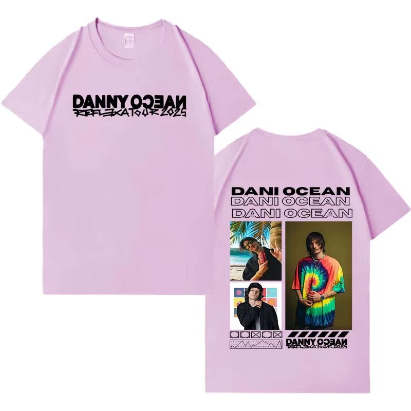 26 Spring summer Rapper Danny Ocean Album Tour Graphic Tshirt Mens Harajuku ONeck Casual Clothes Classic Short Sleeves Unisex