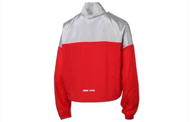 adidas Куртки Женские Красный Серый Многоцветный Воротник-стойка Умеренный Другое GJ9021