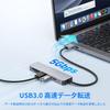 Хаб с видео 4K HDMI, быстрой передачей данных USB PD 100 Вт и слотами для карт SD/TF, адаптер HDMI Type-C для работы из любого места без настройки, совместимый с MacBook, iPad, Surface и