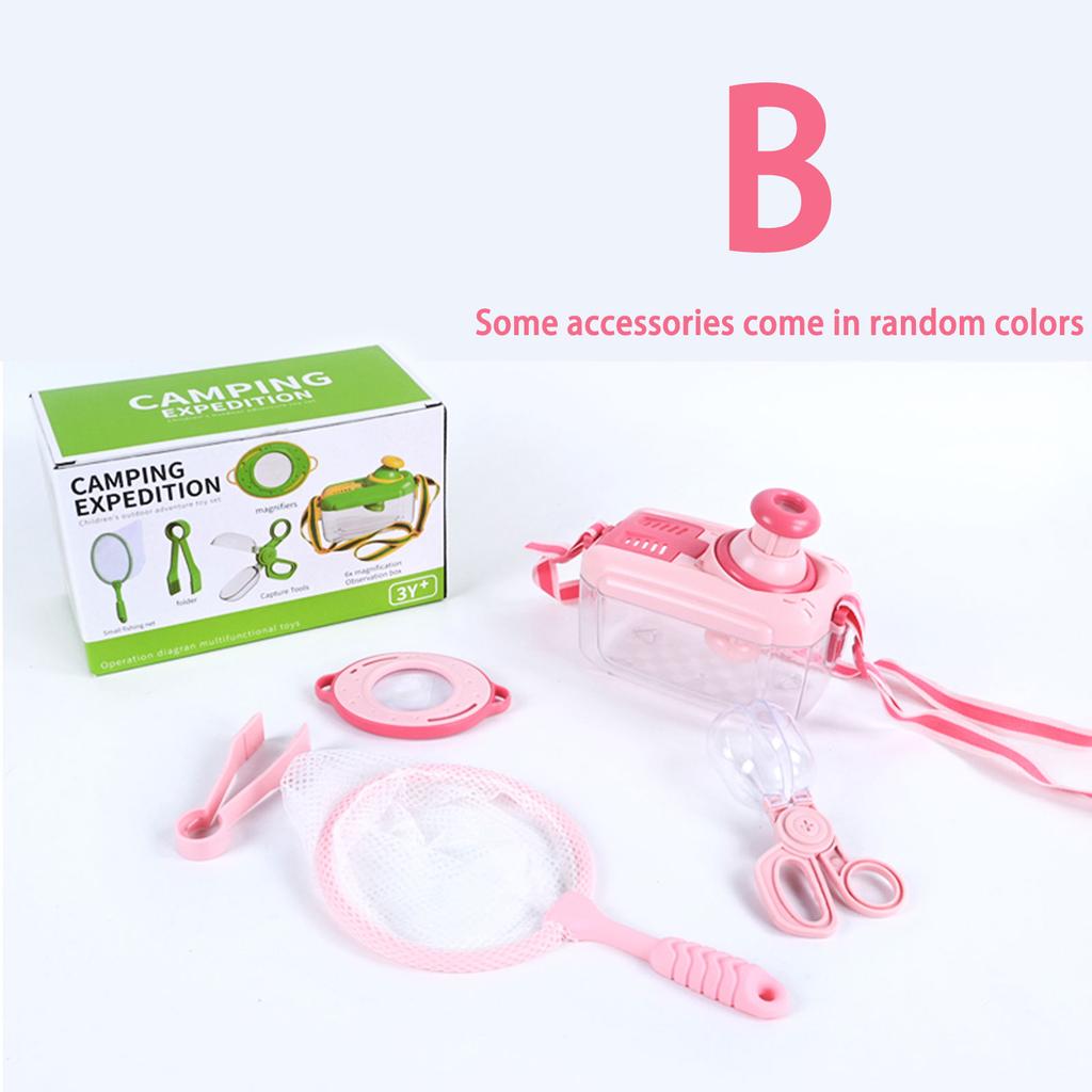 Детский ящик для наблюдения за насекомыми, многофункциональное увеличительное стекло, игрушка для приключений в детском саду на открытом воздухе