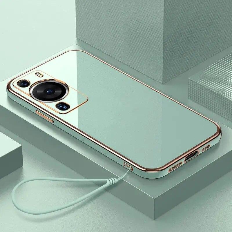 Чехол для Huawei P60 Huawei P60 Pro, чехол для Huawei P60 Art, чехол для телефона LNA-LX9 MNA-LX9, роскошный противоударный чехол с квадратным покрытием