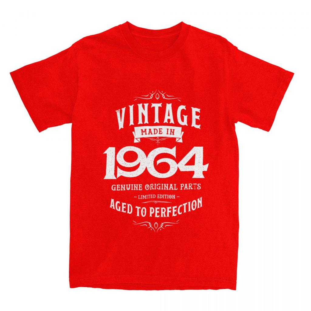 День рождения 1964 60-летие бабушка дедушка подарок мерч рубашка для мужчин женщин в возрасте 60 лет смешной чистый хлопок новое поступление футболки