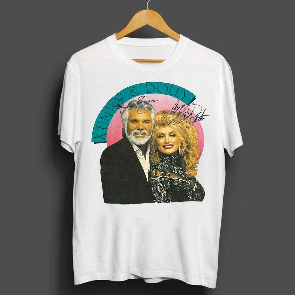 Kenny Rogers signature Gift For Fan White T Shirt Full Size S5XL Unisex T-Shirt