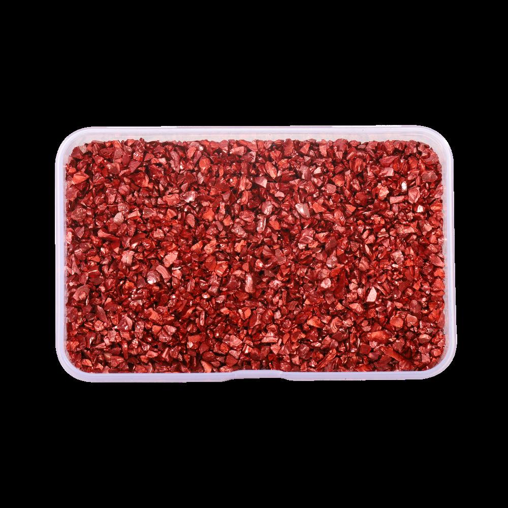 Набор для дизайна ногтей из цветного нерегулярного стеклянного гравия своими руками