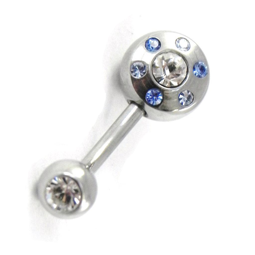 Les Trésors De Lily [H9200] - Body Piercing 'Déesse' Blue White