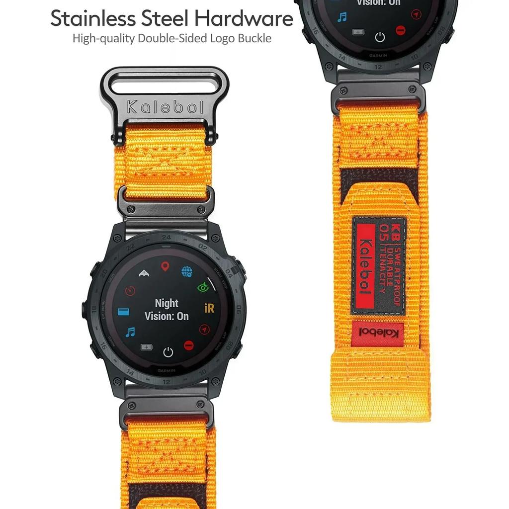 22 26 мм Нейлоновый тактический ремешок для GARMIN FENIX8 7 7X PRO 6 6X Мягкий износостойкий корпус ремешка для 965 Instinctive браслет QuickFit