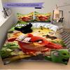 Angry Birds Explosive Action Print 3Pcs Bedding Setduvet Cover With 2 Bedropillowcase Home Birthday Gift
