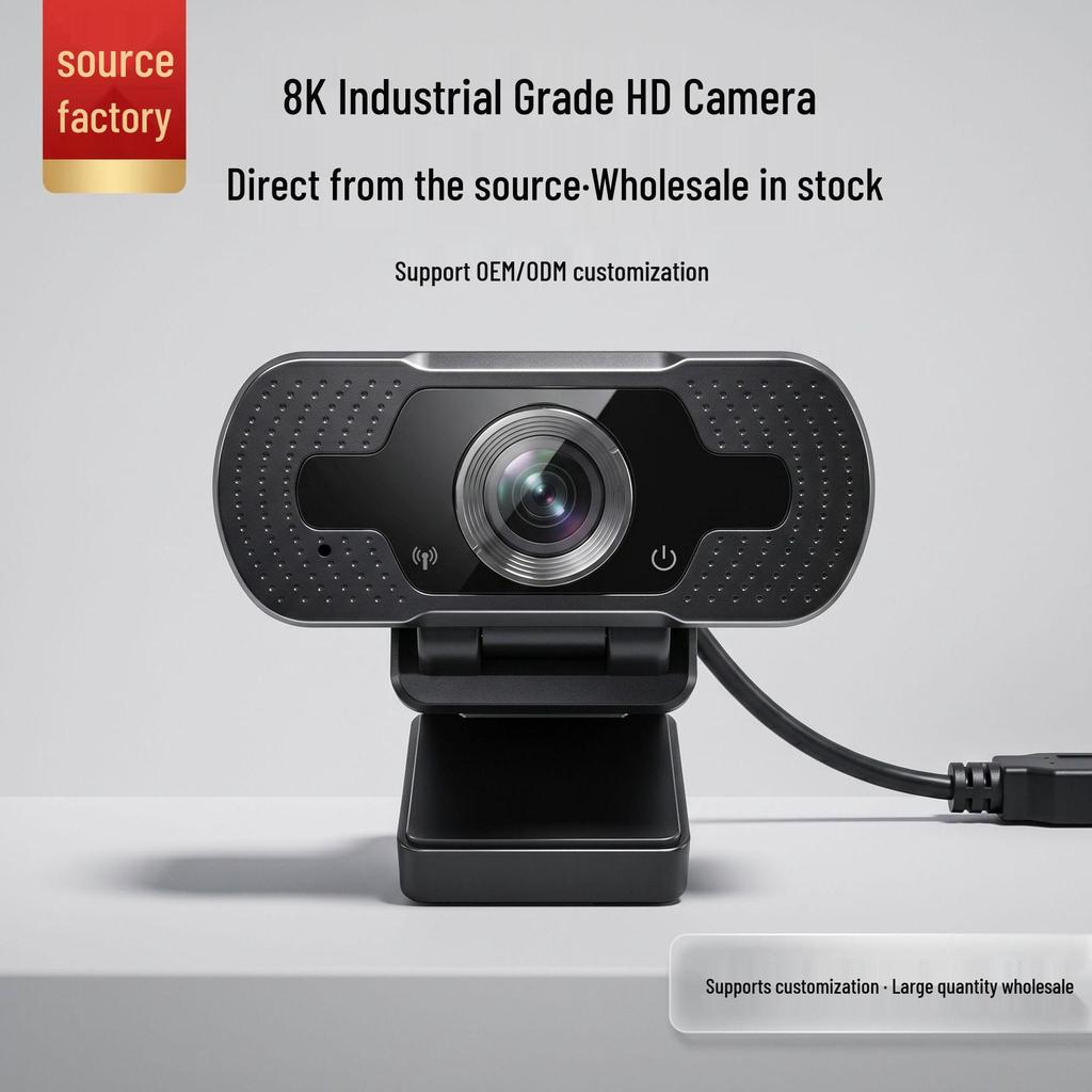 USB HD Клип-камера для компьютера с микрофоном, без драйверов, для онлайн-занятий и прямых трансляций
