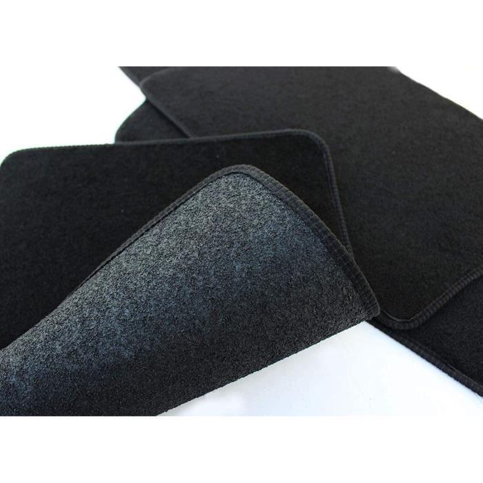 Tapis De Sol Noir Velours - J&J AUTOMOTIVE - Mercedes GLA X156 - Sur Mesure - Antidérapant - Imperméable