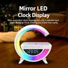 Bluetooth-динамик Беспроводное зарядное устройство Настольная лампа RGB Будильник Звуковая коробка Светодиодный Портативный Мини-динамик для вечеринок