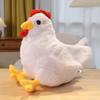 Hen Chick Doll Throw Pillow PP Cotton Chicken Plush Dolls Simulation Chicken Plush Toy  Kids Gifts