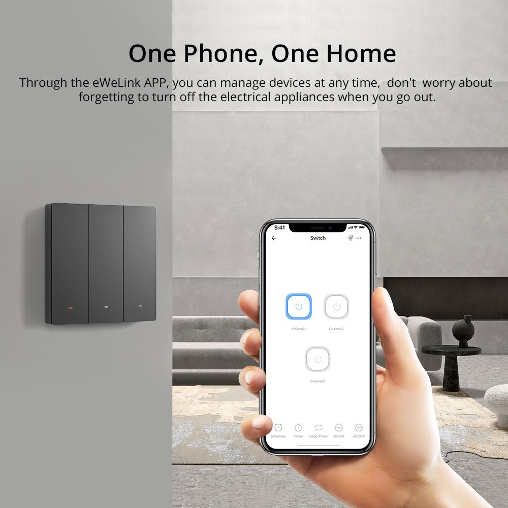 M5 WiFi Light Wall Switch APP Control Smart Home for Alexa Home