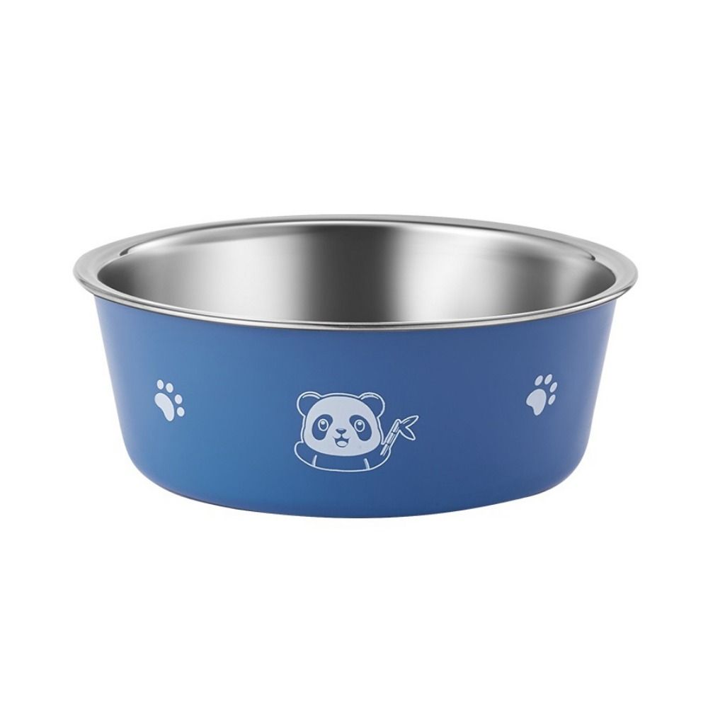 Нескользящая миска для кормления кошек с рисунком панды, поднос для питья и еды для щенков и котят
