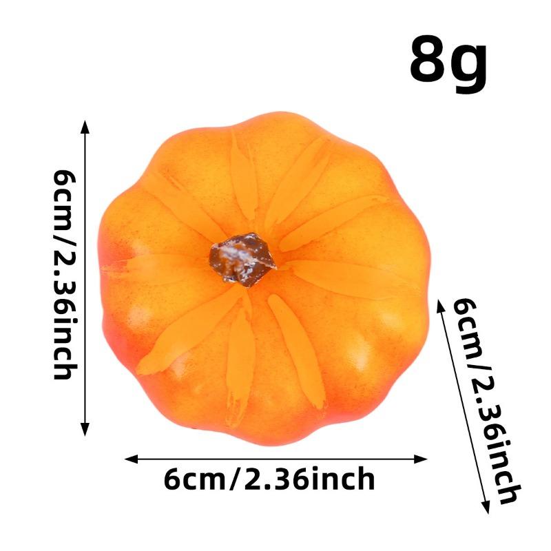 Simulation Vegetables Halloween Harvest Foam Pumpkin Restaurant Window Decorations Thanksgiving Photo Props