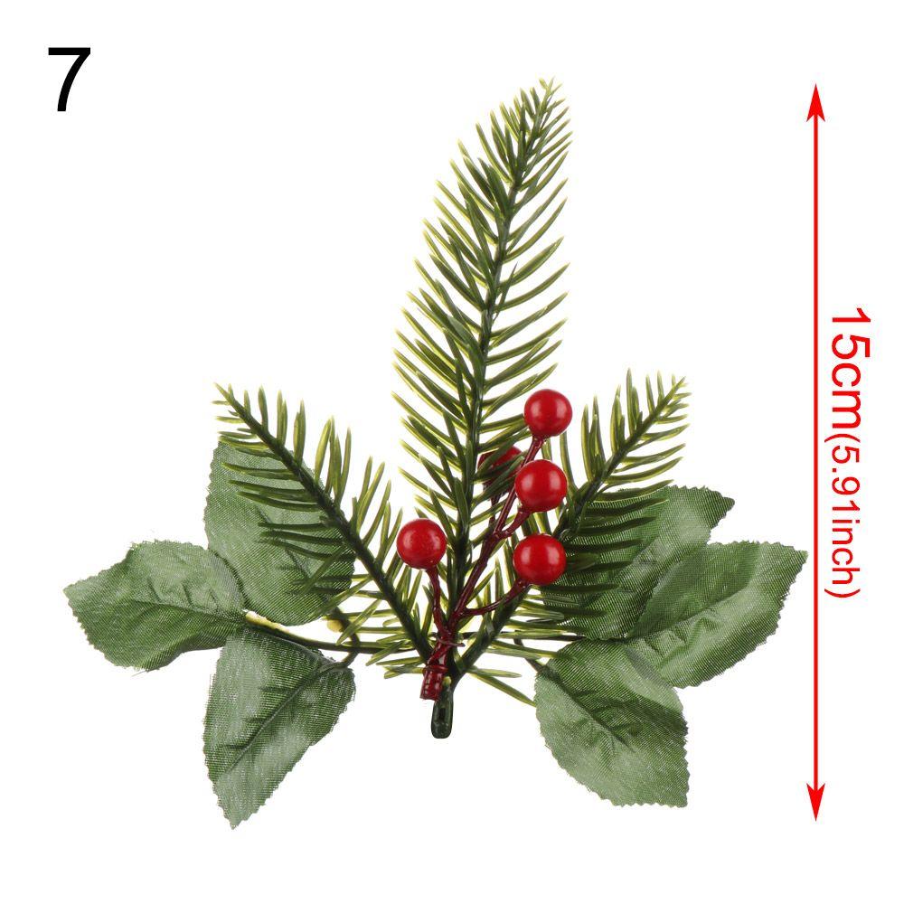 Red Christmas Berry Xmas tree Decor Home Floral Decor Christmas Ornament Artificial Flowers