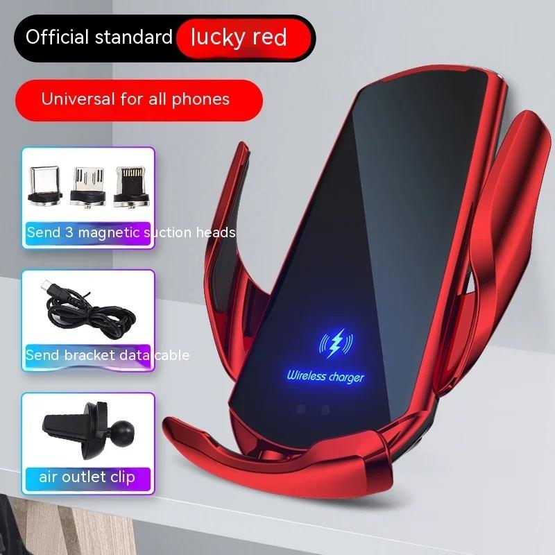 15 Вт Q3 автомобильный держатель для телефона на вентиляционную решетку держатель для телефона с интеллектуальным датчиком автомобильный держатель для сотового телефона быстрая зарядка автоматический зажим для iPhone Android