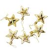 Упаковка из 6 пластиковых звезд для рождественской елки для дома и улицы, для спальни, рождественского банкета, подвесного украшения, офисных праздничных аксессуаров