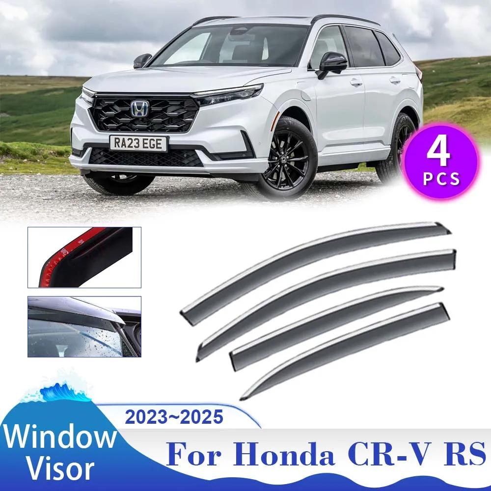 Window Visor for Honda CR-V 6 CRV RS 2024 2024 2025 Car Side Rain Guard Deflector Vent Smoke Covers Awnings Shelters Accessories