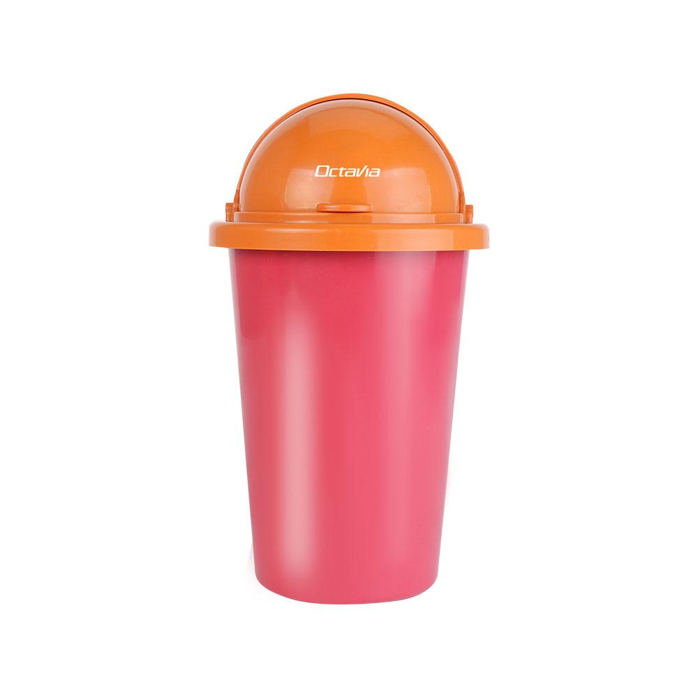 Universal Car Trash Can Storage Box With Rotating Lid Car Leak-proof Car Trash Can For Skoda S Octavia A5 Kamiq VII Yeti Scala kyhj94
