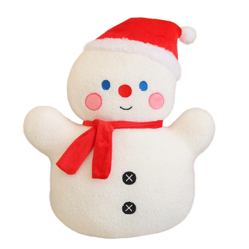Снеговик Дерево Рождество Пряничный человечек Плюшевая игрушка Милый мультяшный ребенок Праздничный подарок