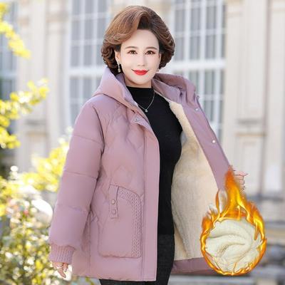 Зимняя стеганая куртка Женская зимняя плюс бархатная толстая стеганая куртка Женская пуховая куртка