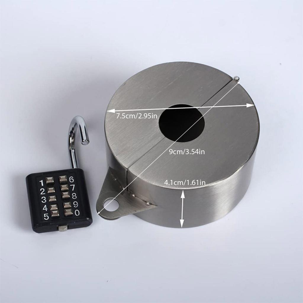 Уличный замок для крана, запорное устройство для блокировки задвижек с кодовым навесным замком, замок для водоразборного крана, замок для шлангового патрубка, простой в установке