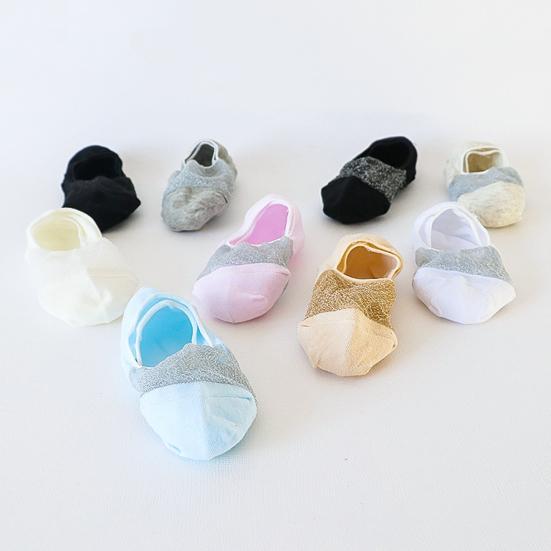 10 пар женских блестящих носков-лодочек, невидимые прозрачные шелковистые носки, прозрачные, блестящие, ультратонкие носки для весны и лета