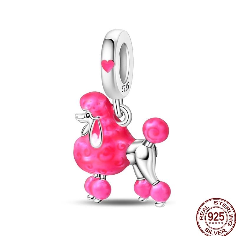 Originalcoppercute Подвески для питомцев Животные Собака Единорог Бусины Подвеска Подходит для браслета 3 мм DIY Для женщин Тонкие ювелирные изделия Подарок