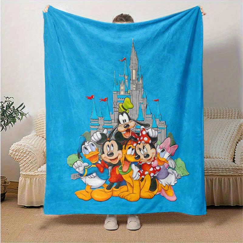 1pc, Disney Characters Blanket Home Decor, Couch Throw, Outdoor, Gift for Friends, Flannel Coverlet, Bedroom, Living Room, Travel