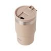 Rivers Wall Mug Shade 300ml (Hot/Cold) Vacuum Insulated Tumbler with Lid, Leak-Resistant, Stainless Steel, Car-Friendly, Slim, Coffee, Beige