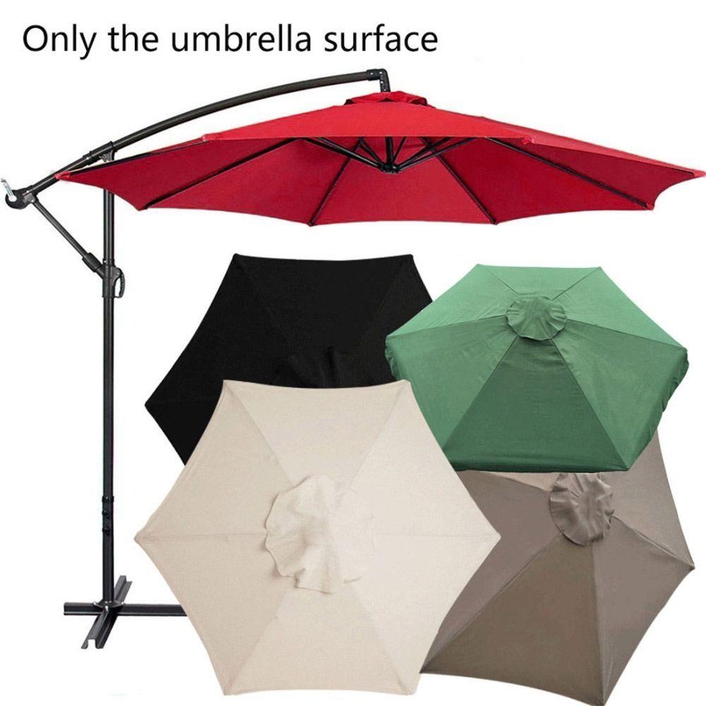 Shop Outdoor Round 2m 6 Arm Patio Sun Umbrella Parasol Canopy Replacement Cover Sunshade Umbrella