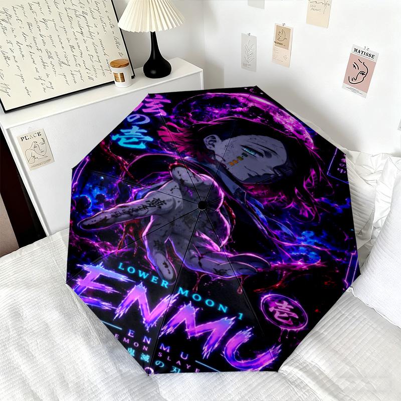 Japanese-style cartoon Demon Slayer Kamado Tanjiro & Kamado Nezuko umbrella including home travel and outdoor activities Multi functional umbrella 28