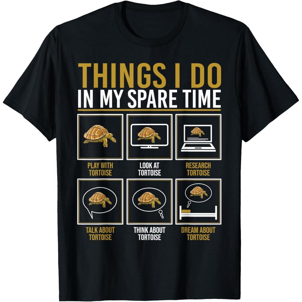 Things I Do In My Spare Time Turtle Reptile Men Tortoise Fan T-Shirt