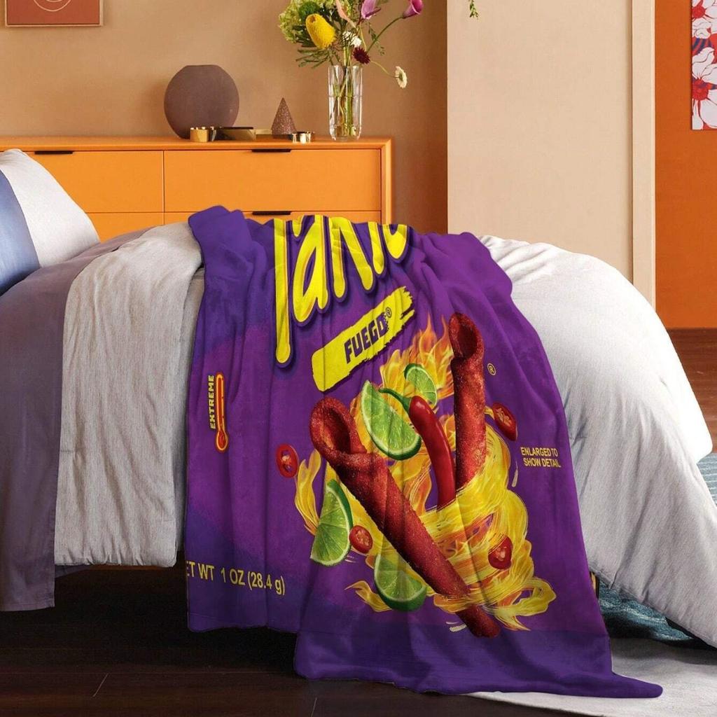 Cartoon Snacks, Digital Printing Blankets, Explosive Flannel Blankets, Nap Blankets, Office Air Conditioning Blankets