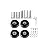 suitcase tire caster for replacement set of 4 45mm carry case wheel repair replace it yourself kit