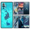 Чехол для телефона для Xiaomi Redmi Note 14 13 12 Pro Plus 5G 9S 9 10 11 4G 14C 13C 12C 10C 9C 9A Морской Кит Акула Плавает Мягкий Чехол